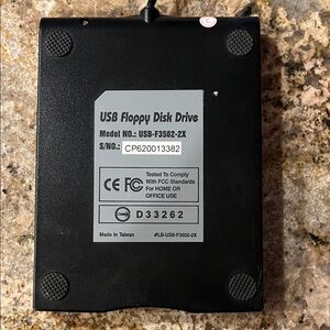 USB Floppy Disk Drive - Black